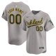 Men's Oakland Athletics  Nike Gray Away Limited Custom Jersey