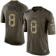 Nike San Francisco 49ers #8 Steve Young Green Men's Stitched NFL Limited Salute to Service Jersey