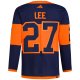 Men's New York Islanders Anders Lee adidas Navy 2024 NHL Stadium Series Primegreen Player Jersey