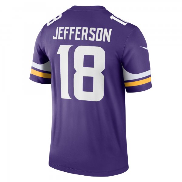 Men's Minnesota Vikings Justin Jefferson Nike Purple Legend Jersey