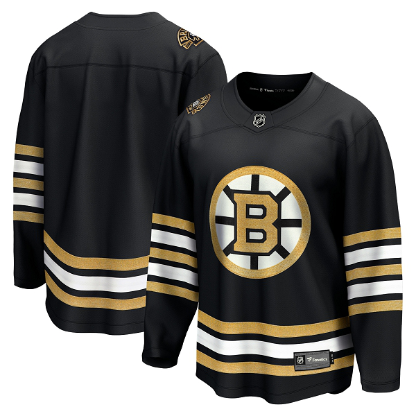 Men's Boston Bruins Replica Home Breakaway Black Jersey