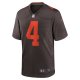 Men's Cleveland Browns Deshaun Watson Nike Brown Alternate Game Jersey