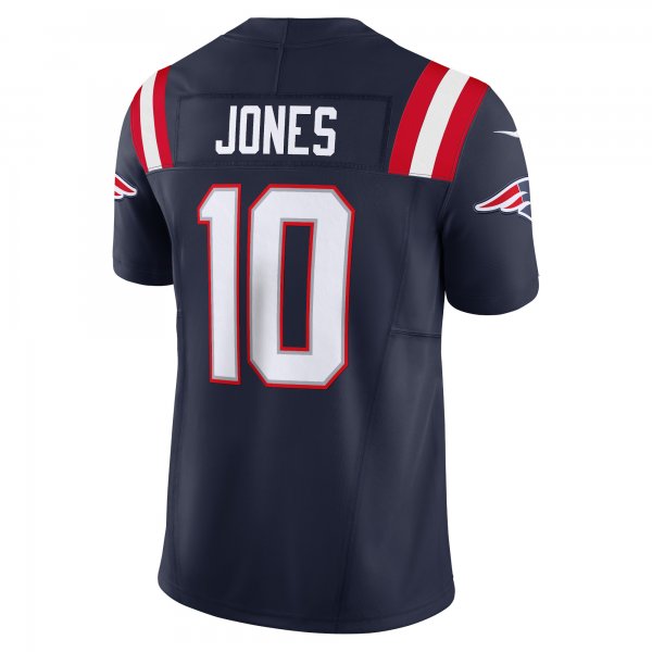 Men's New England Patriots Mac Jones Nike Navy Vapor F.U.S.E. Limited Jersey