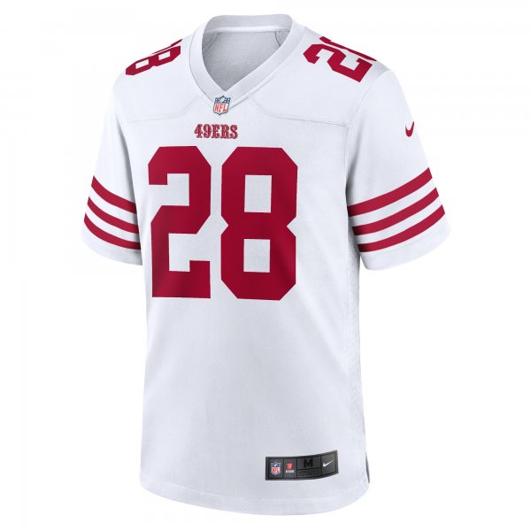 Men's San Francisco 49ers Trey Sermon Nike White Player Game Jersey