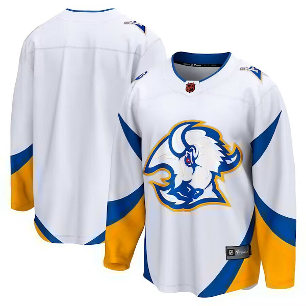 Men's Buffalo Sabres Fanatics Branded White Special Edition 2.0 Breakaway Blank Jersey