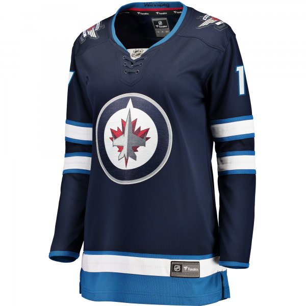 Women's Winnipeg Jets Adam Lowry Fanatics Navy Breakaway Jersey