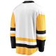 Men's Pittsburgh Penguins Fanatics White Breakaway Away Jersey