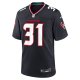 Men's Houston Texans Dameon Pierce Nike Navy Game Jersey