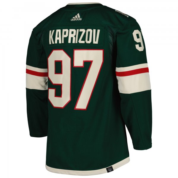 Men's Minnesota Wild Kirill Kaprizov adidas Green Home Primegreen Player Jersey