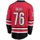 Men's Carolina Hurricanes Brady Skjei Fanatics Red Alternate Breakaway Player Jersey