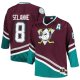 Men's Anaheim Ducks Teemu Selanne Mitchell & Ness Purple Big & Tall   Blue Line Player Jersey