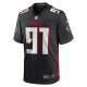 Men's Atlanta Falcons Demone Harris Nike  Black  Game Jersey