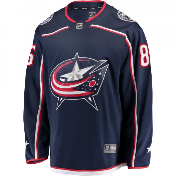 Men's Columbus Blue Jackets Kirill Marchenko Fanatics Navy Home Breakaway Jersey