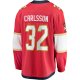 Men's Florida Panthers Lucas Carlsson Fanatics Red Home Breakaway Player Jersey