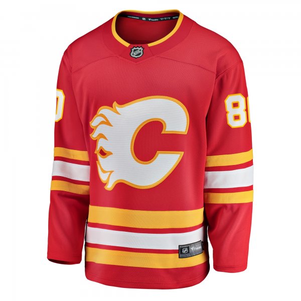 Men's Calgary Flames Daniel Vladar Fanatics Red Home Breakaway Player Jersey