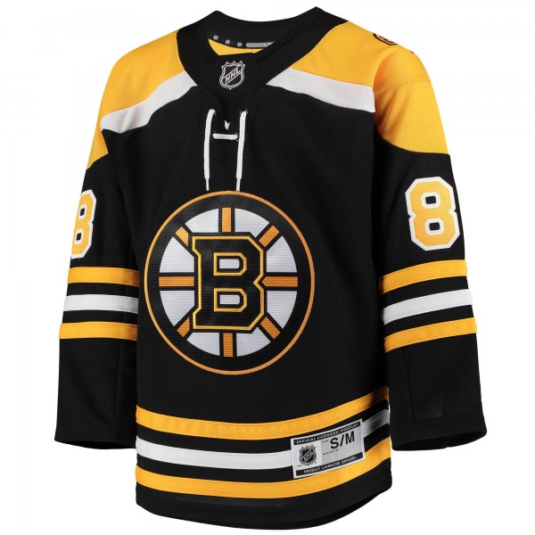 Youth Boston Bruins David Pastrnak Black Home Premier Player Jersey