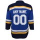 Youth St. Louis Blues  Blue Home Replica Custom Jersey