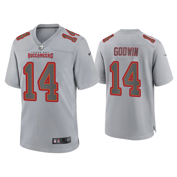 Men's Tampa Bay Buccaneers Chris Godwin Gray Atmosphere Fashion Game Jersey