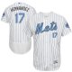 New York Mets #17 Keith Hernandez White(Blue Strip) Flexbase Collection 2016 Father's Day Stitched MLB Jersey