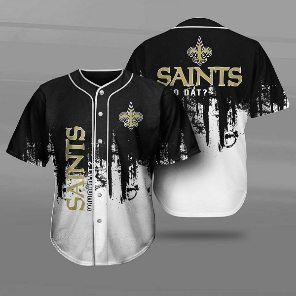 New Orleans Saints NFL 3D Digital Printed Fashion Baseball Legend Jersey