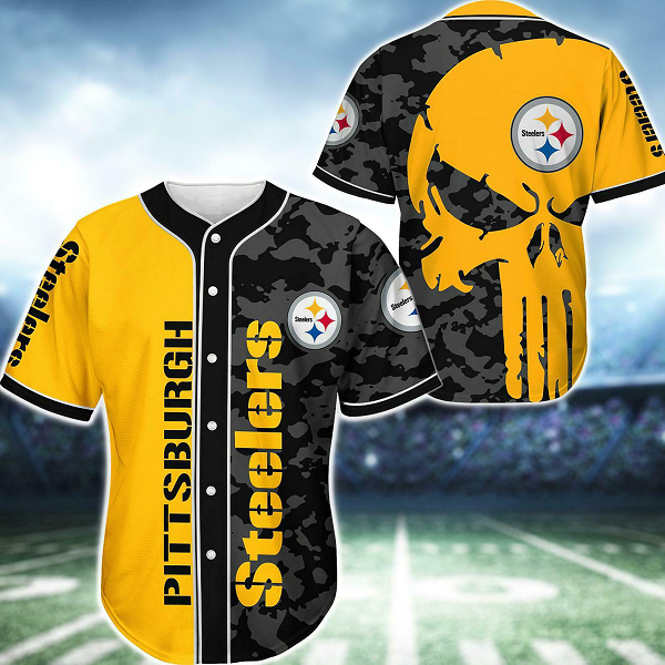 Pittsburgh Steelers NFL Stitched Fashion Baseball Legend Jersey