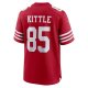 Men's San Francisco 49ers George Kittle Nike Scarlet Player Game Jersey