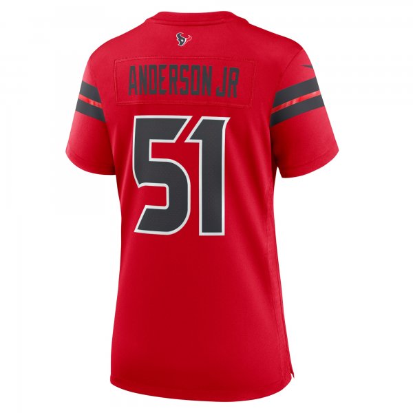 Women's Houston Texans Will Anderson Jr. Nike Red Alternate Game Jersey