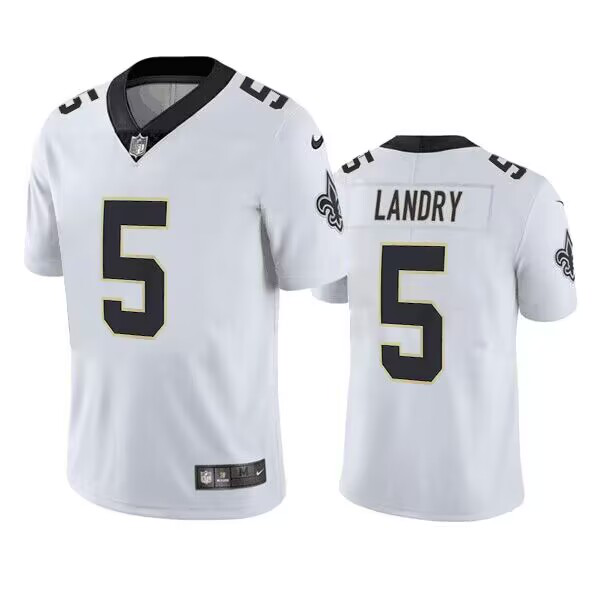 Youth New Orleans Saints #5 Jarvis Landry Nike White Team Color Stitched NFL Vapor Untouchable Limited Jersey