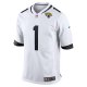 Men's Jacksonville Jaguars Travis Etienne Jr. Nike White Game Player Jersey