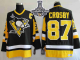 MitchellAndNess Pittsburgh Penguins #87 Sidney Crosby Black 2016 Stanley Cup Champions Stitched NHL Jersey