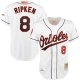 Men's Baltimore Orioles Cal Ripken Mitchell & Ness White Home Jersey