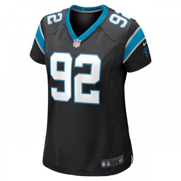 Women's Carolina Panthers Zach Kerr Nike Black Game Jersey