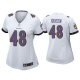 Women's #48 Patrick Queen Baltimore Ravens White 2020 NFL Draft Game Jersey