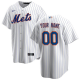 Men's New York Mets Nike Home White Custom Cool Base Jersey