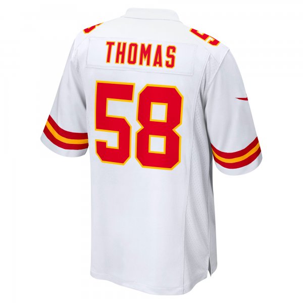 Men's Kansas City Chiefs Derrick Thomas Nike White Retired Player Game Jersey