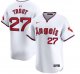 Men's Los Angeles Angels #27 Mike Trout Nike White Alternate Limited Player Jersey