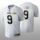 San Francisco 49ers #9 Robbie Gould White Golden Edition Super Bowl LIV Men's Jersey