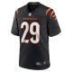 Men's Cincinnati Bengals Cam Taylor-Britt Nike Black Game Player Jersey