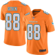 Men's Miami Dolphins #88 Mike Gesicki Orange Stitched NFL Limited Rush Jersey