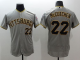 Pittsburgh Pirates #22 Andrew McCutchen Grey Flexbase Collection Stitched MLB Jersey