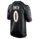 Men's Baltimore Ravens Roquan Smith Nike Black Team Game Jersey