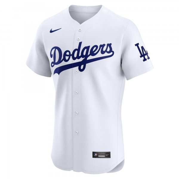 Men's Los Angeles Dodgers Nike White Home Elite Jersey