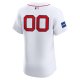 Men's Boston Red Sox Nike White Home Elite Custom Patch Jersey