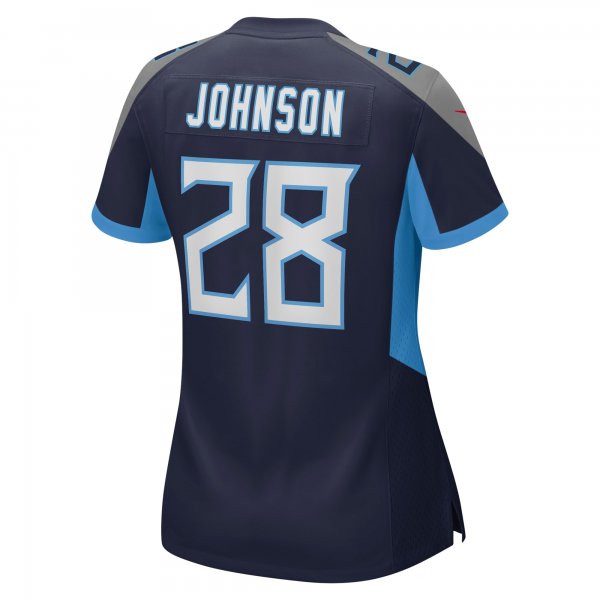 Women's Tennessee Titans Chris Johnson Nike Navy Retired Player Game Jersey