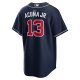 Men's Atlanta Braves Ronald Acuna Jr. Nike Navy Alternate Replica Player Name Jersey