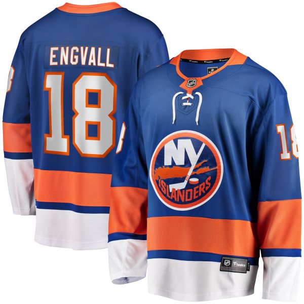 Men's New York Islanders Pierre Engvall Fanatics Blue Home Premier Breakaway Player Jersey