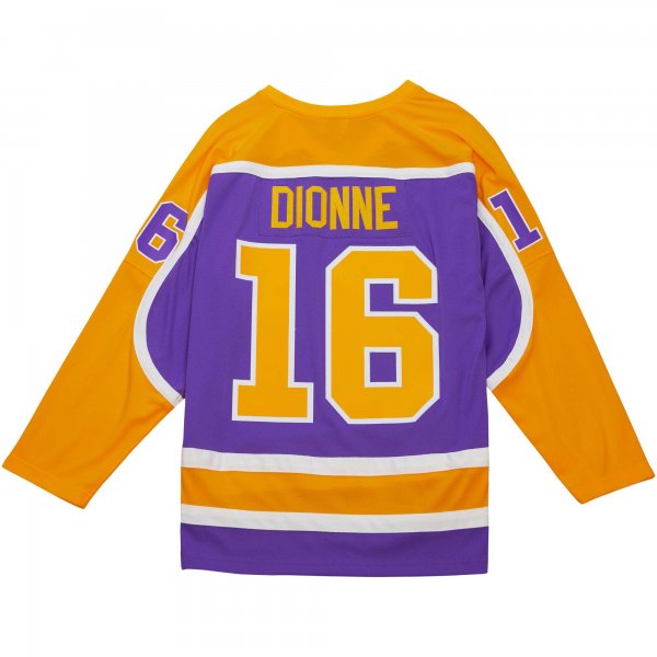 Men's Los Angeles Kings Marcel Dionne Mitchell & Ness Purple  1980/81 Blue Line Player Jersey