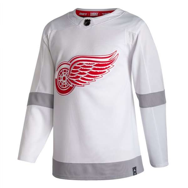 Men's Detroit Red Wings adidas White 2020/21 Reverse Retro Jersey