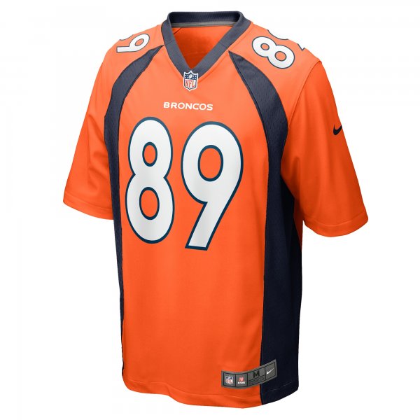 Men's Denver Broncos Brandon Johnson Nike Orange Game Player Jersey