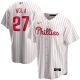 Men's Nike Philadelphia Phillies #27 Aaron Nola White Home 2020 MLB Jersey